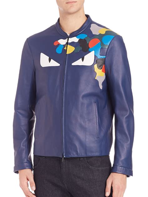 fendi jacket blue